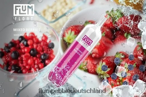 JD4B59 Flum Pebble Review FLUM FLOAT 3000 Züge gemischte Beeren