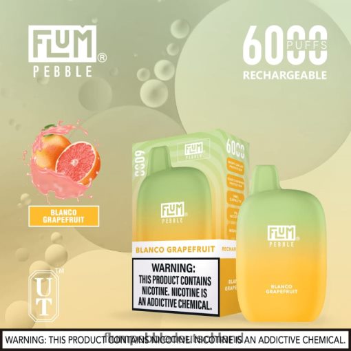 JD4B10 Flum Pebble Vape Price FLUM PEBBLES 6000 Züge Blanco-Grapefruit
