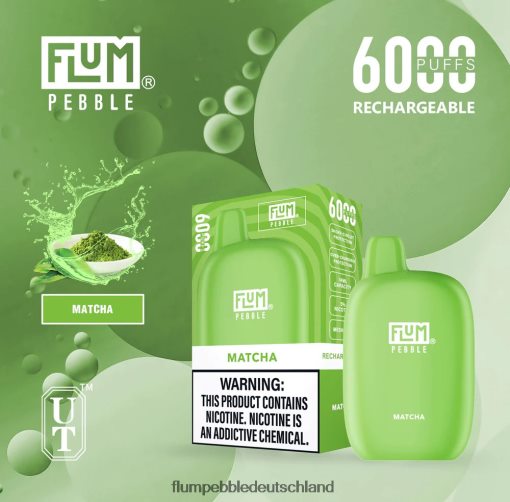 JD4B54 Flum Float Germany FLUM PEBBLES 6000 Züge Matcha