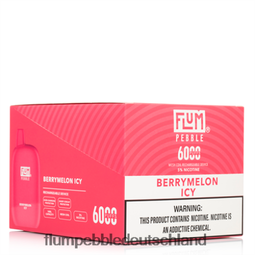 JD4B8 Flum Pebble Best Flavor FLUM PEBBLES 6000 Züge 10 Packungen Beerenmelone eisig