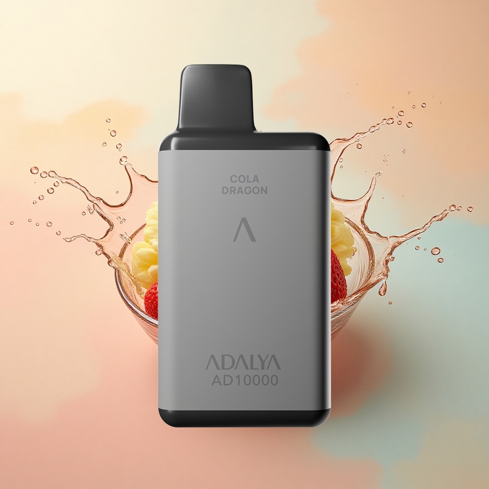 Adalya AD 10000 Erdbeer-Spritzer Aluminium-Rohr 650mAh