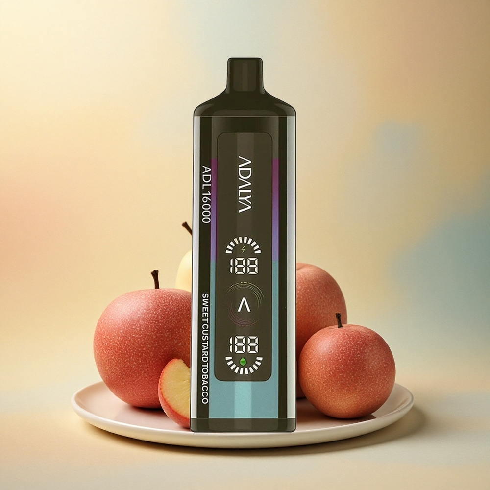 Adalya ADL 16000 PRO Süßer Vanillepudding Tabak mit 1000 mAh und Mesh Coil
