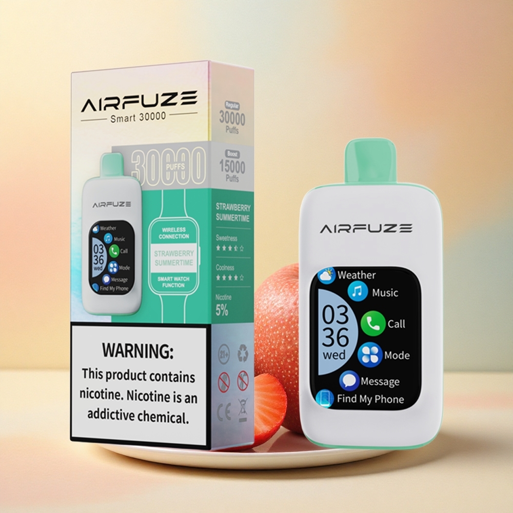 AirFuze Smart 30000 Erdbeer-Sommerzeit mit 5% Nikotin und 900mAh