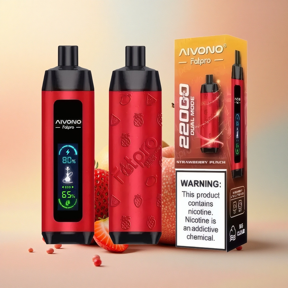 Aivono Aim Fatpro 22000 Erdbeerpunsch mit 5% Nikotin und 600mAh