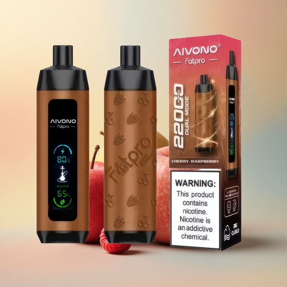 Aivono Aim Fatpro 22000 Kirsch-Himbeer mit 5% Nikotin und 600mAh