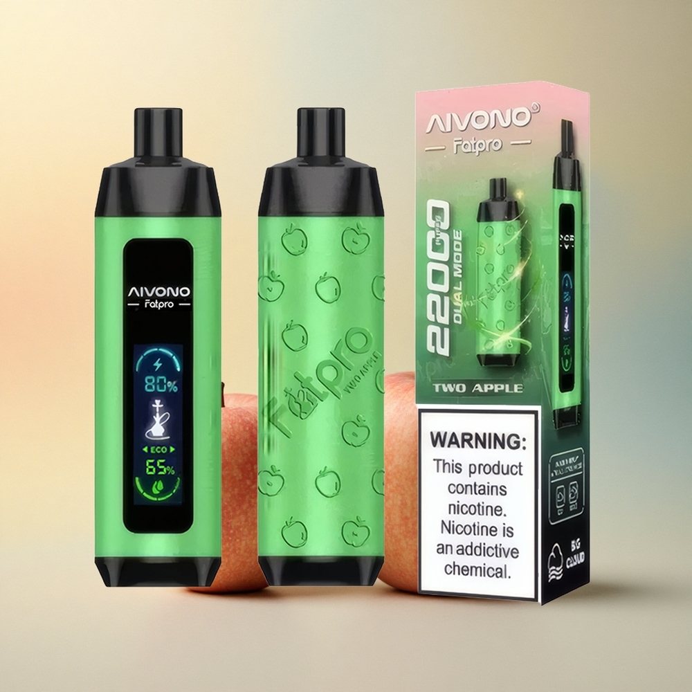 Aivono Aim Fatpro 22000 Zwei Apfel 600mAh 0.6 Ohm Mesh