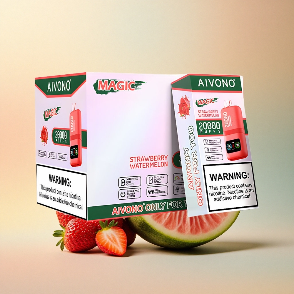 Aivono Aim Magic 20000 Erdbeer-Wassermelone Dual Mesh 600mAh 5% Nicotine
