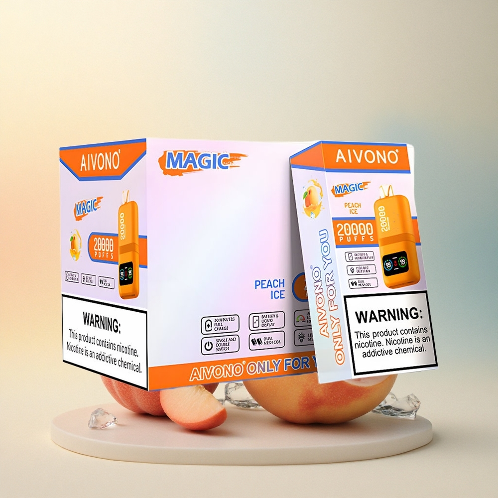 Aivono Aim Magic 20000 Pfirsich-Eis Dual Mesh 5% Nikotin 600mAh