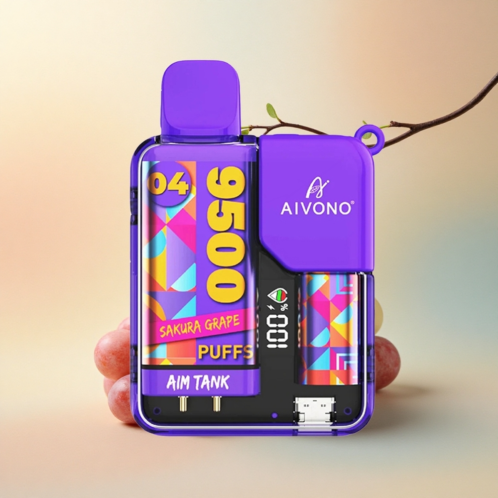 Aivono Aim Tank 9500 Sakura Traube 650mAh 18ml