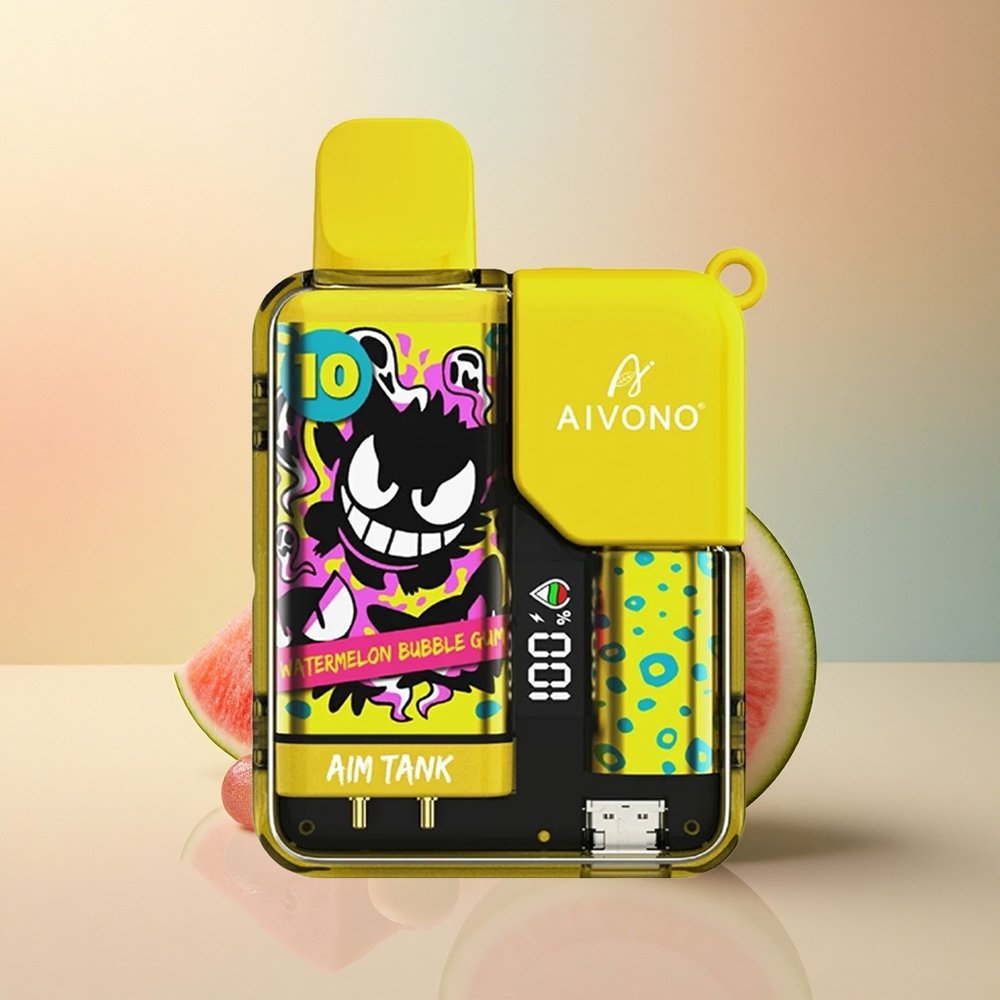 Aivono Aim Tank 9500 Wassermelonen-Kaugummi mit 650mAh und 5% Nikotin